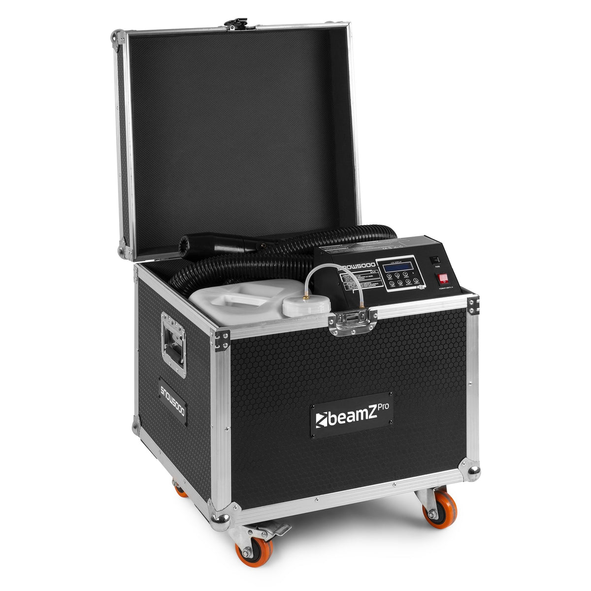 beamZ Pro SNOW 5000 Professionele Hoogvolume Sneeuwmachine met DMX – 20L Tank