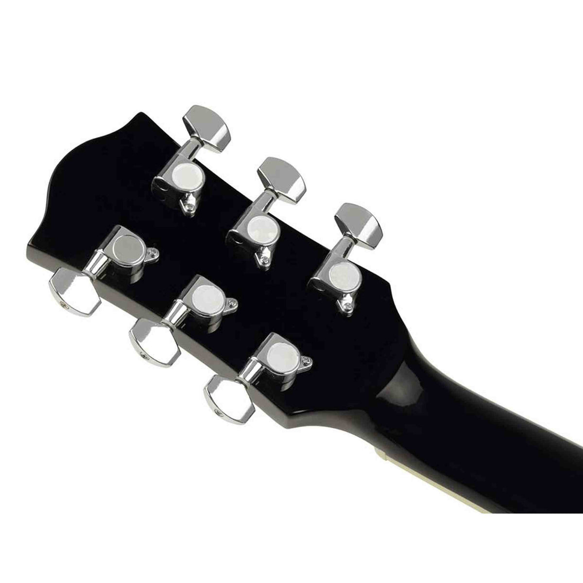 Richwood RD-12LCEBK Artist Series Linkshandige Akoestische Gitaar dreadnought cutaway met actieve EQ zwart