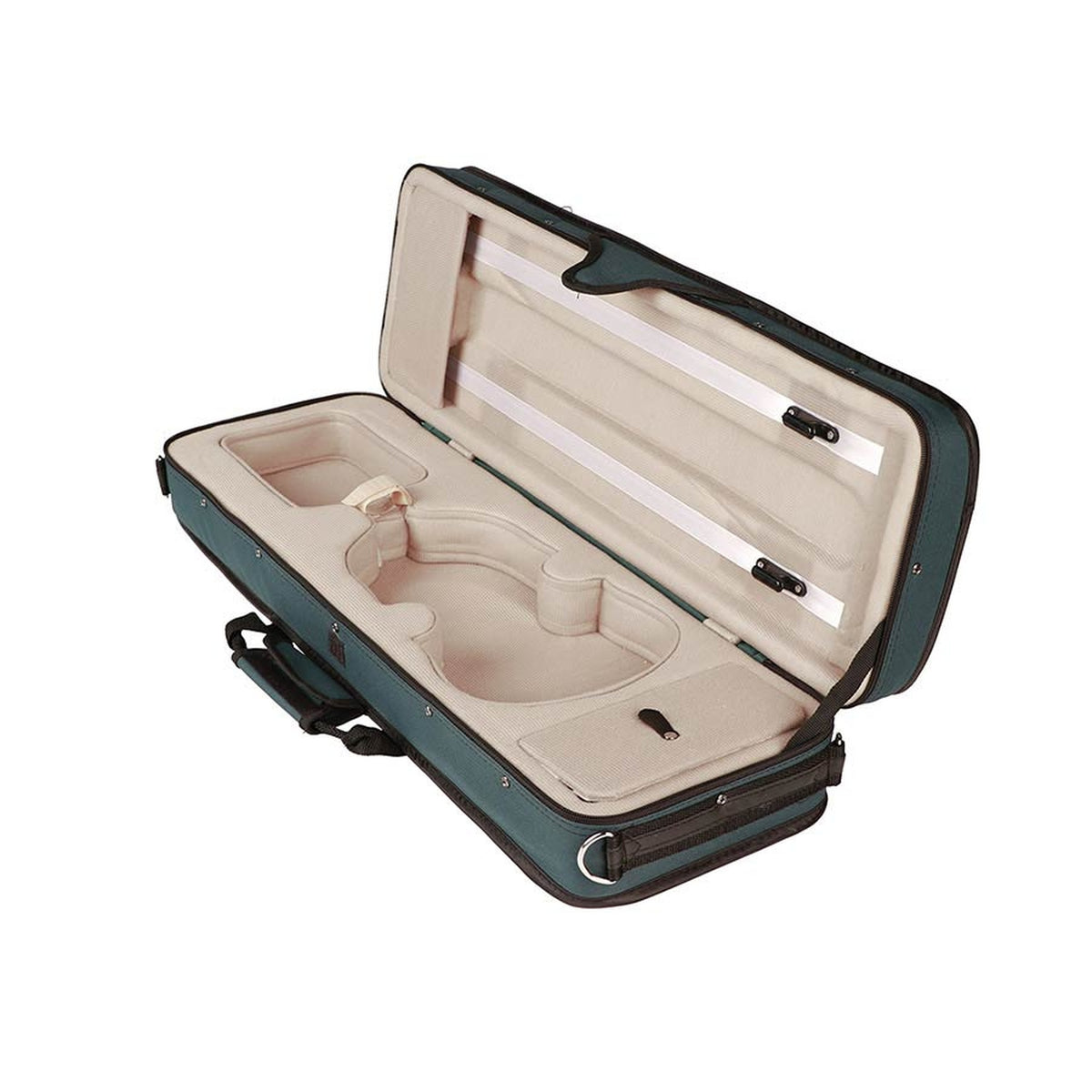 Leonardo LVA-20130 altviool set 13.0" 33.0cm , geheel massief, gevlamd, ebben toebehoren, incl, koffer en strijkstok