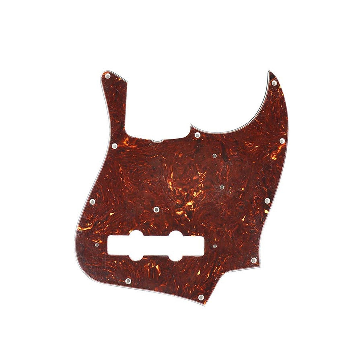 Fender 992022000 pickguard ‘62 Jazz Bass®, 11 screw holes, 4-ply, with truss rod notch, tortoise shell