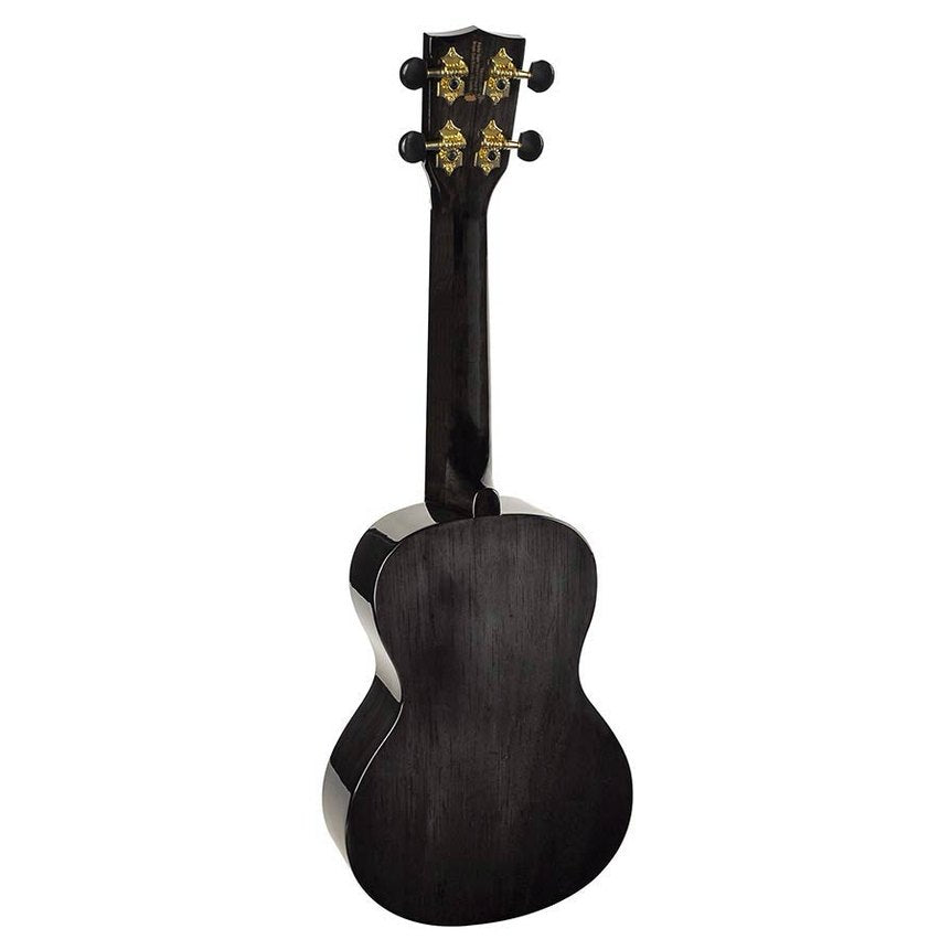 Mahalo MH2TBK Hano Series Concert Ukulele Transparant Zwart