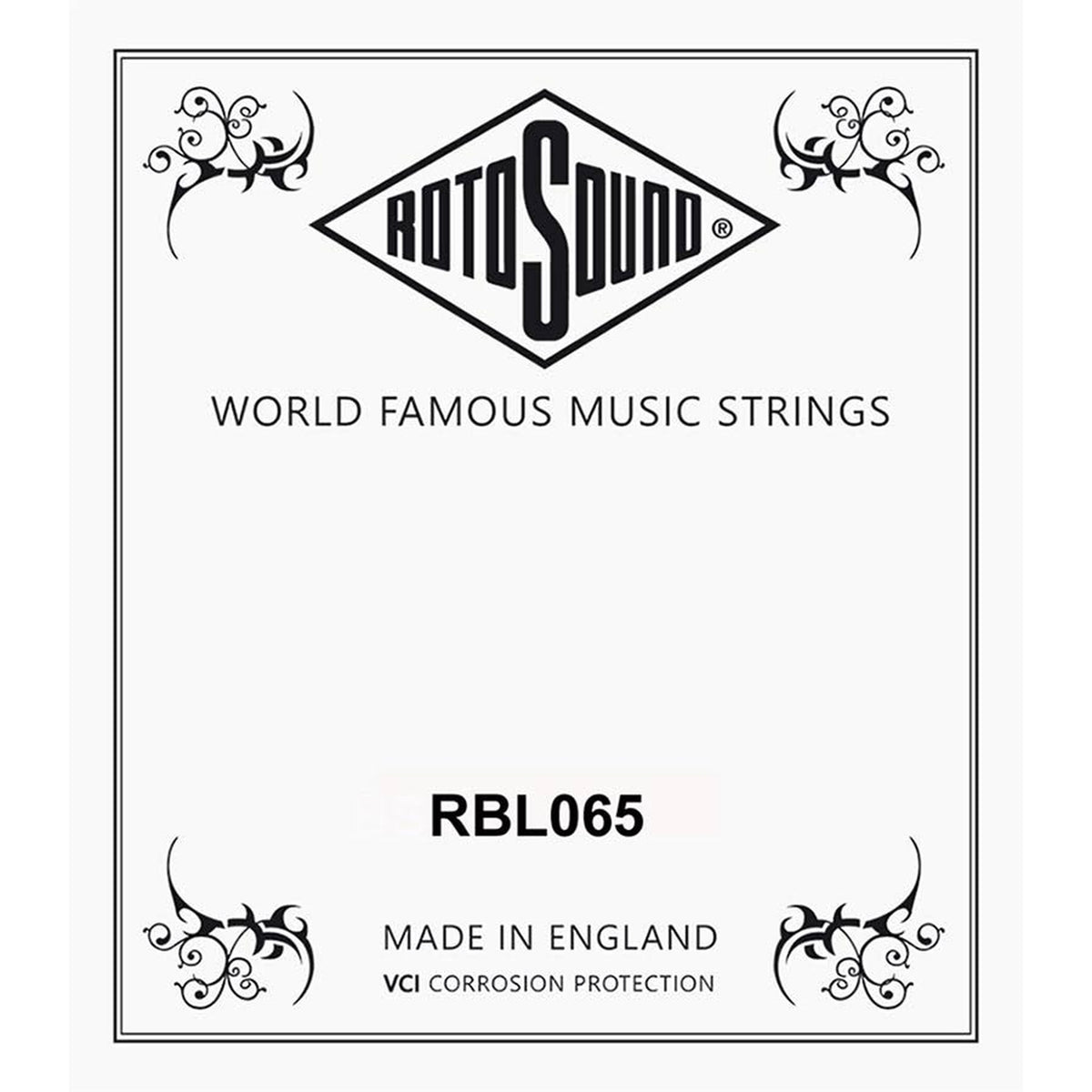 Rotosound RBL065 .065 snaar for elektrisch bass, nickel plated steel wound