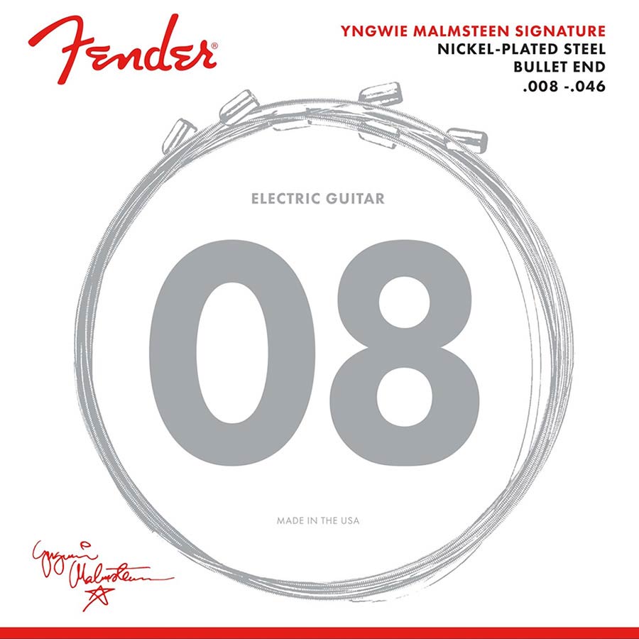 Fender 0733250600 Yngwie Malmsteen Signature elektrische gitaarsnaren 008-046