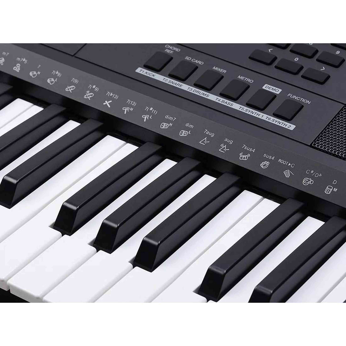 Medeli MK401 Millenium Series – Set met standaard & kruk, 61 aanslaggevoelige toetsen, 600 klanken