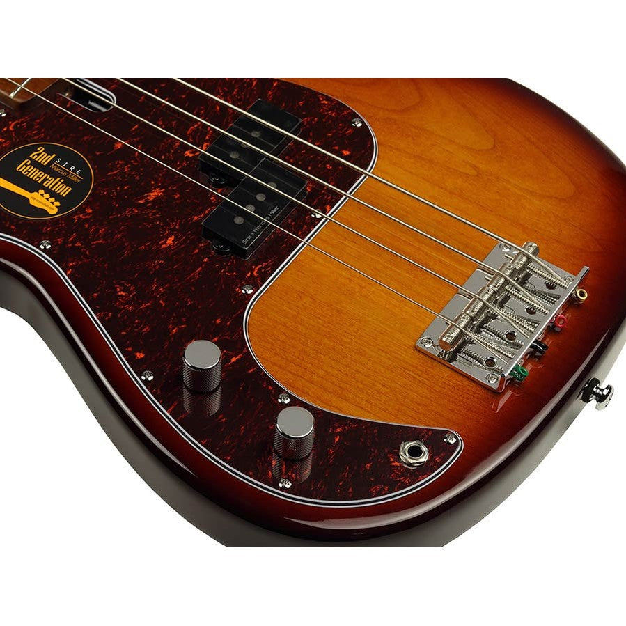 Sire P5 A4L/TS Marcus Miller linkshandige basgitaar 4-snarig passief elzen tobacco sunburst