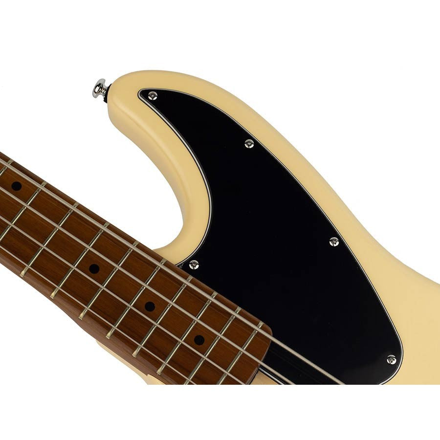 Sire D5 A4L/VW Marcus Miller linkshandige basgitaar 4 snarig passief elzen vintage white