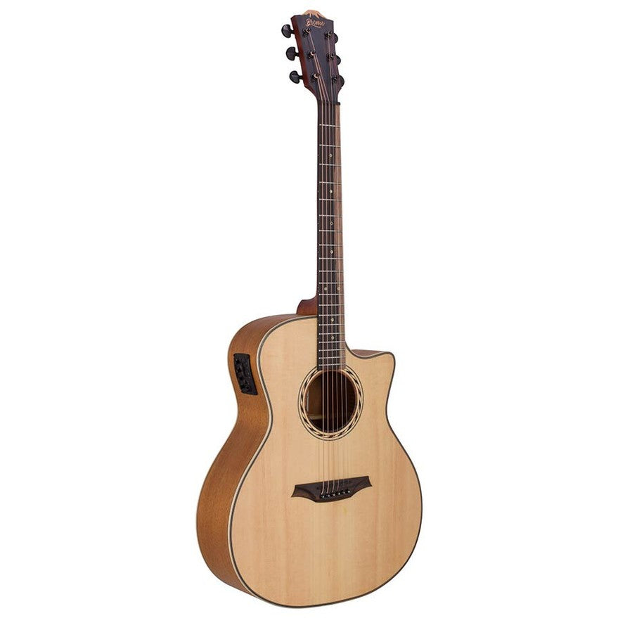 Bromo BAT2CE Tahoma Series auditorium naturel semi akoestische western gitaar
