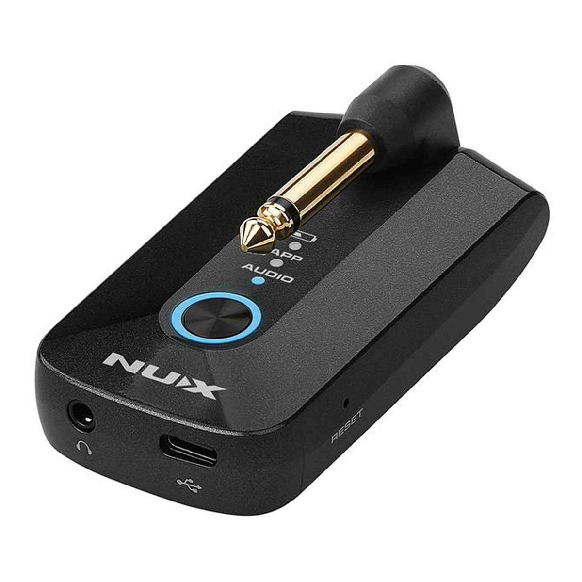 NUX MPLUG-PRO Mighty Series hoofdtelefoonversterker met pro-modulatie, IR, Bluetooth en livestreaming