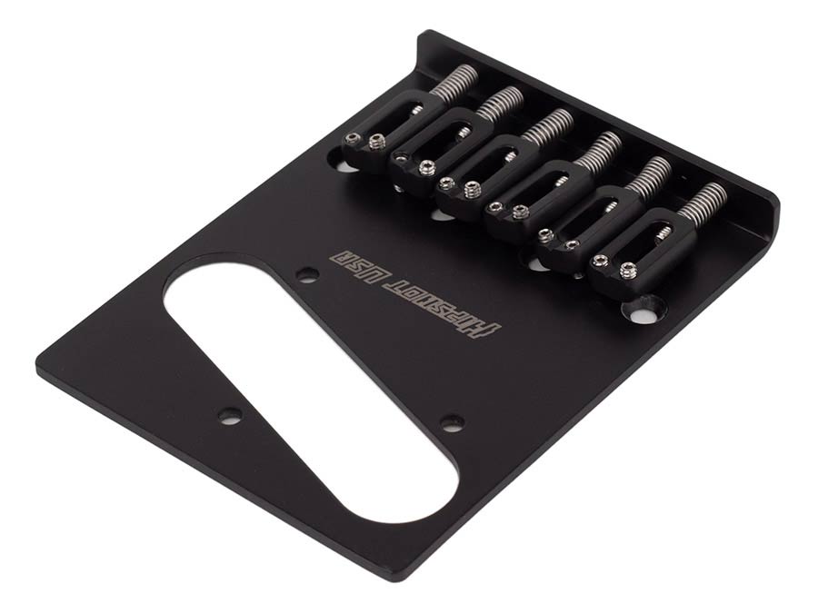 Hipshot HS4410046B Telecaster Retrofit Brug – 6 Zadels Zwart