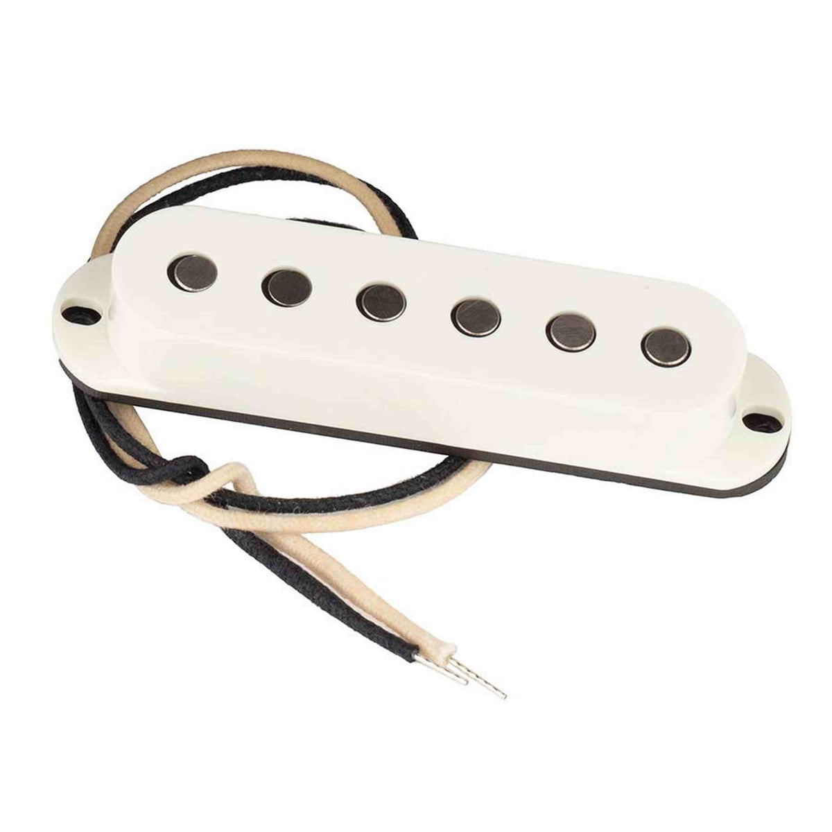 Lollar 10-203-111-14 Single Coil Pickup - "Vintage Blonde hals", flat poles, parchment