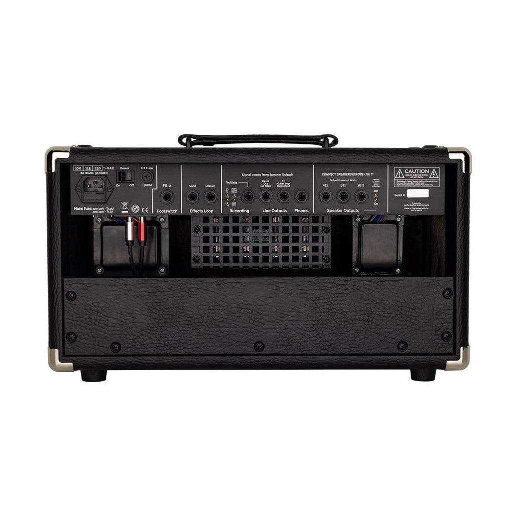 Koch ST40/H Studiotone XL Versterkertop – 40W Class A, 3 Kanalen, Reverb & Recording Out