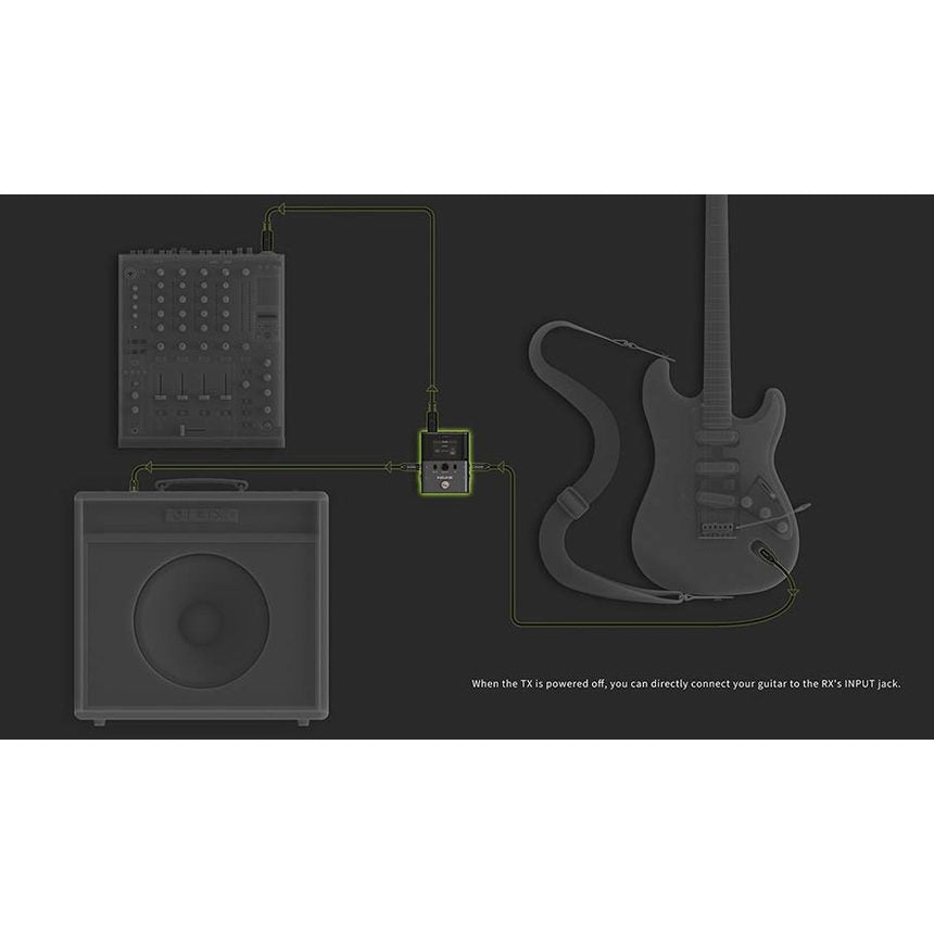 NUX B-8 professioneel 2.4ghz draadloos systeem universeel voor instrumenten