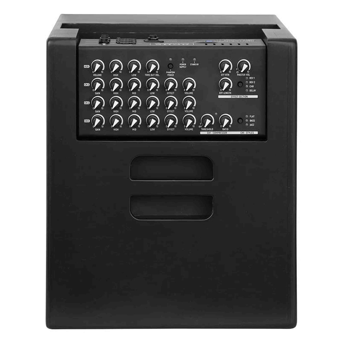 Acus ONE-10F BK akoestische instrumentenversterker 250W 3 kanalen zwart