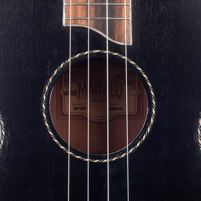 Mahalo MP4BK Pearl Series Bariton Ukulele