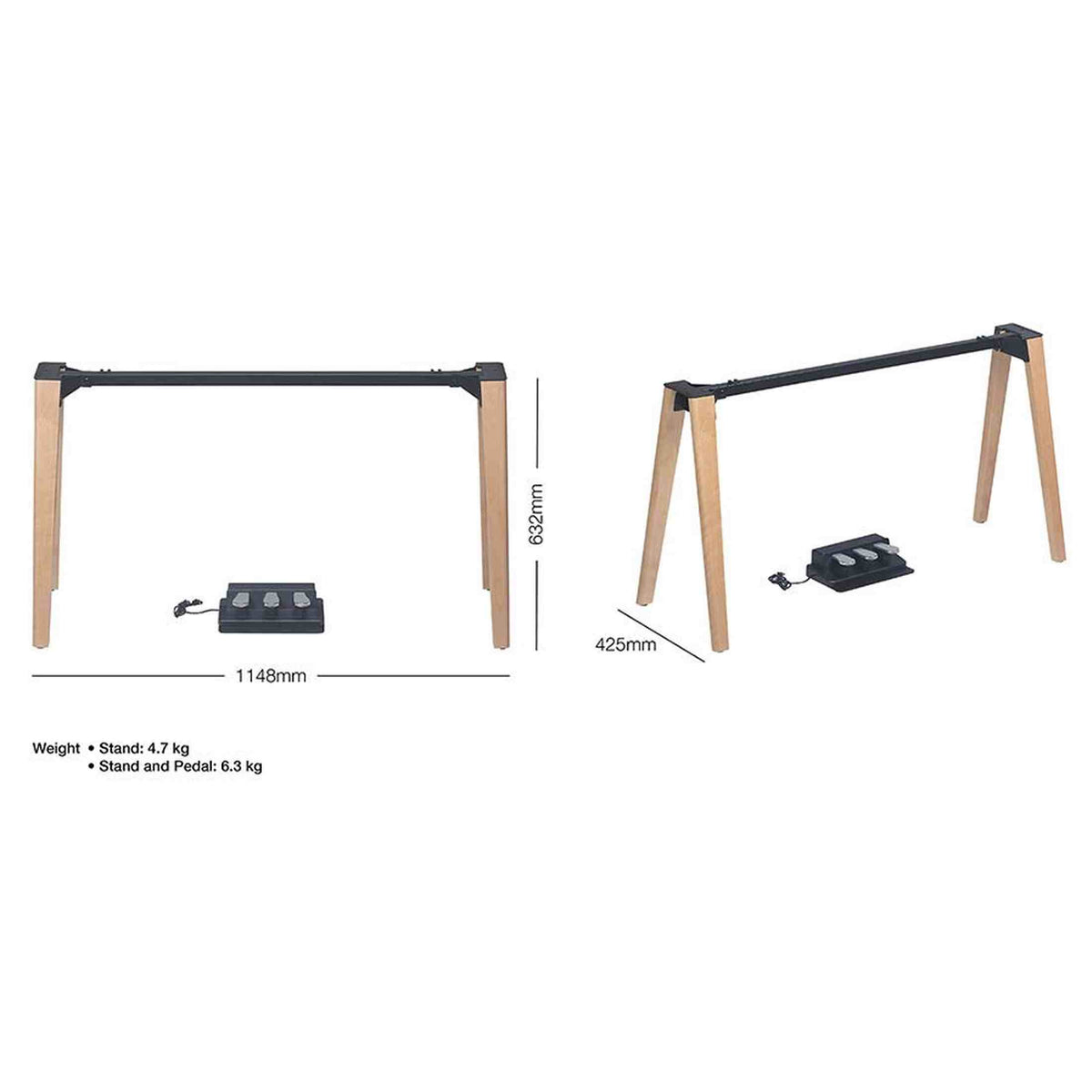 Medeli SP-A500/BK digitale piano met ST460 standaard