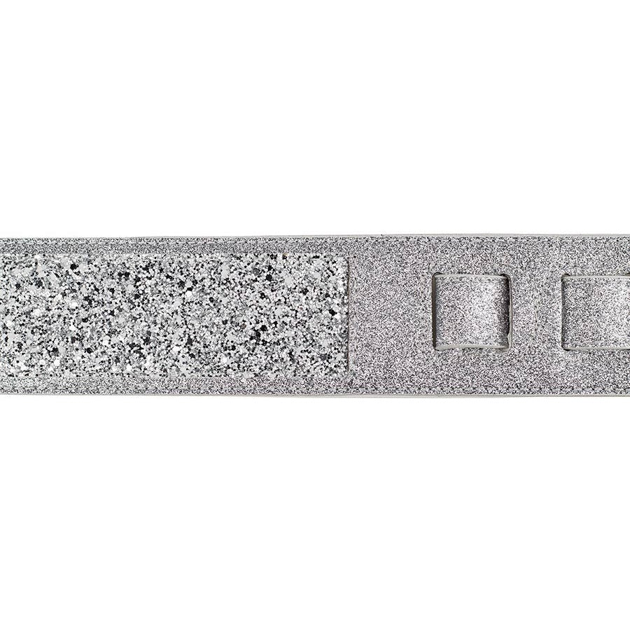 Gaucho GST-250-SI Sparkling Series gitaarriem zilver