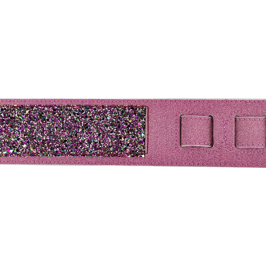 Gaucho GST-250-PK Sparkling Series gitaarriem roze