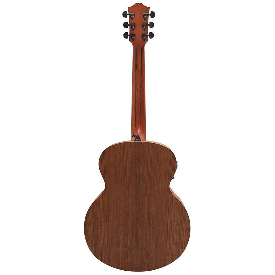 Bromo BAT8ME/BK Tahoma Series Mini Jumbo walnoot akoestische western gitaar