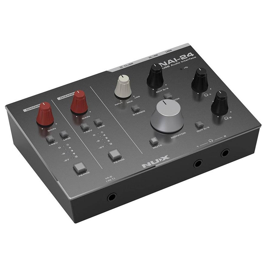 NUX NAI-24 USB audio interface Klasse A 2-in/4-out