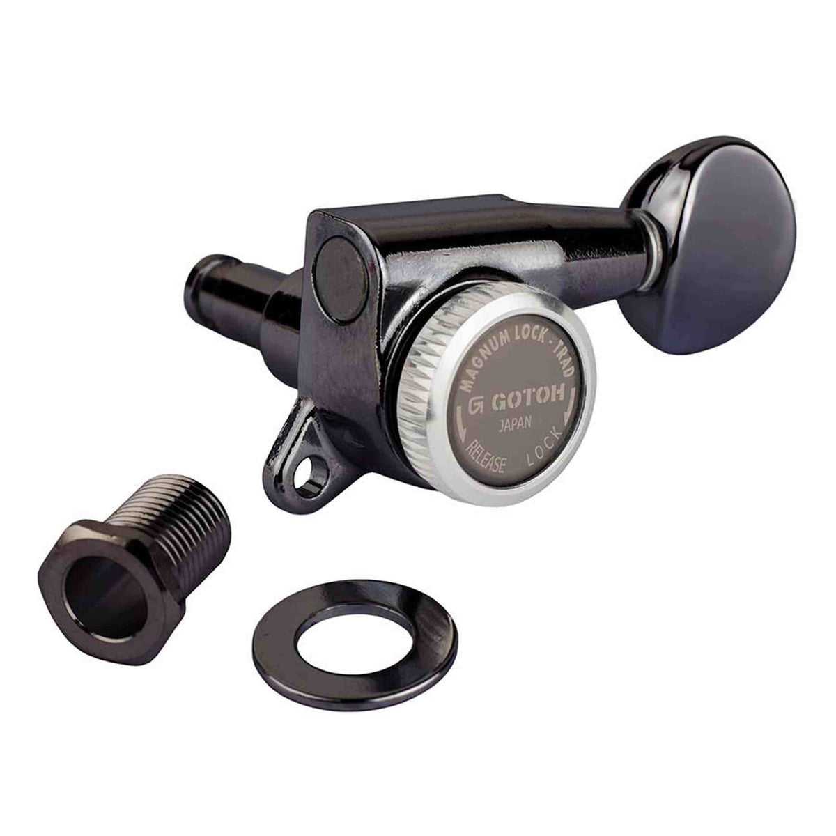 Gotoh GTH14069 SG381 stemmechanieken met Magnum Lock Trad and 05 knoppen, 6L, cosmo zwart