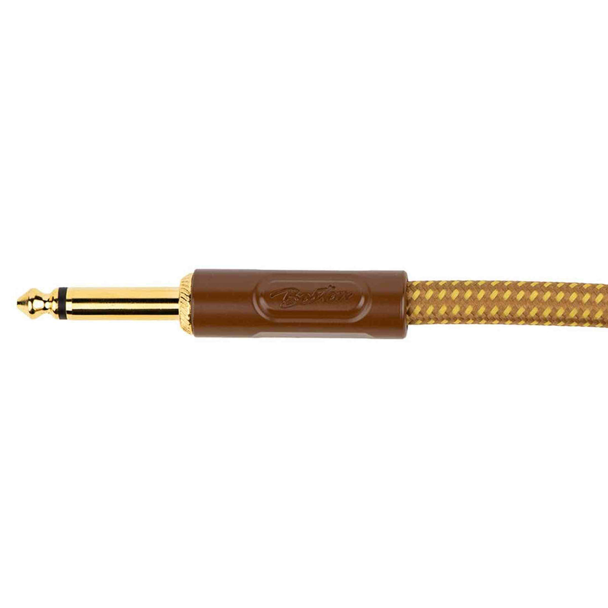 Boston GCRT-90 Prime Series woven jacket instrumentkabel jack-jack 9 meter yellow tweed