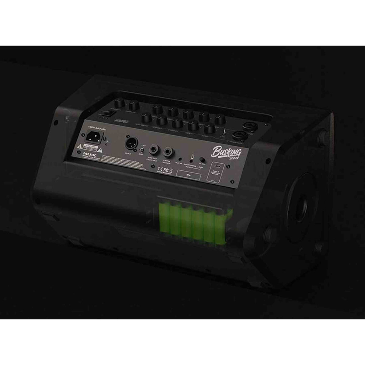 NUX NBA-200FR Actieve Monitor – 200W FRFR met Accu, 2 kanalen, BT & EQ