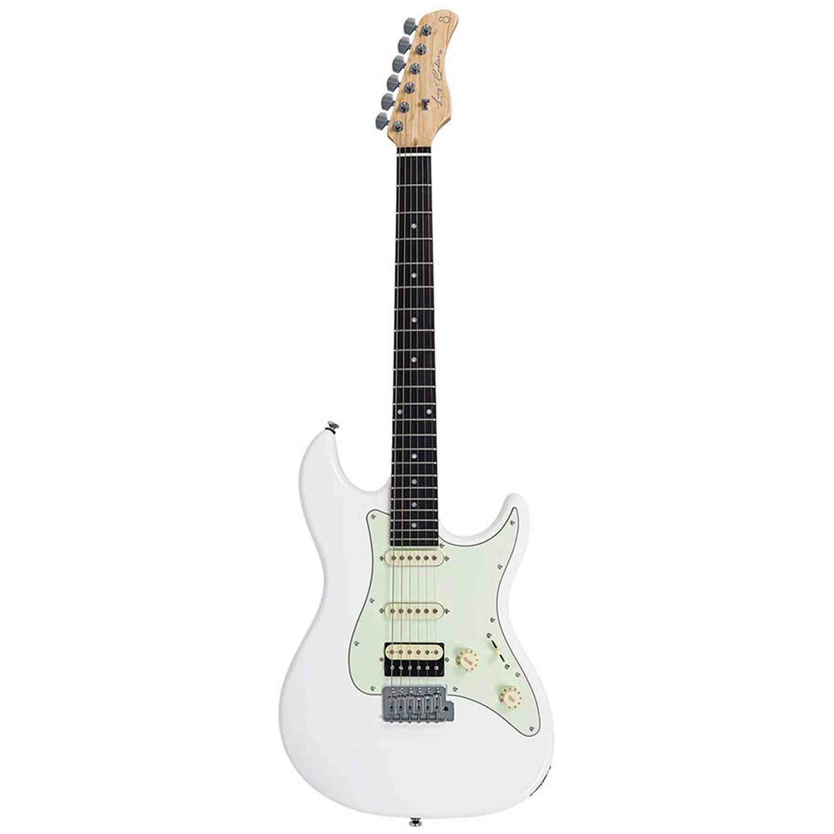 Sire S1/AWH elektrische gitaar S-style Antique White met mahonie body en rosewood toets