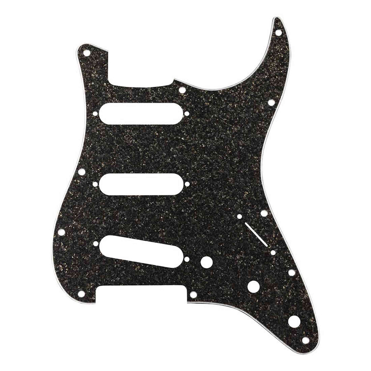 Fender 0992187001 Stratocaster Pickguard SSS Dark Gray Sparkle Hybrid Glass/Glitter