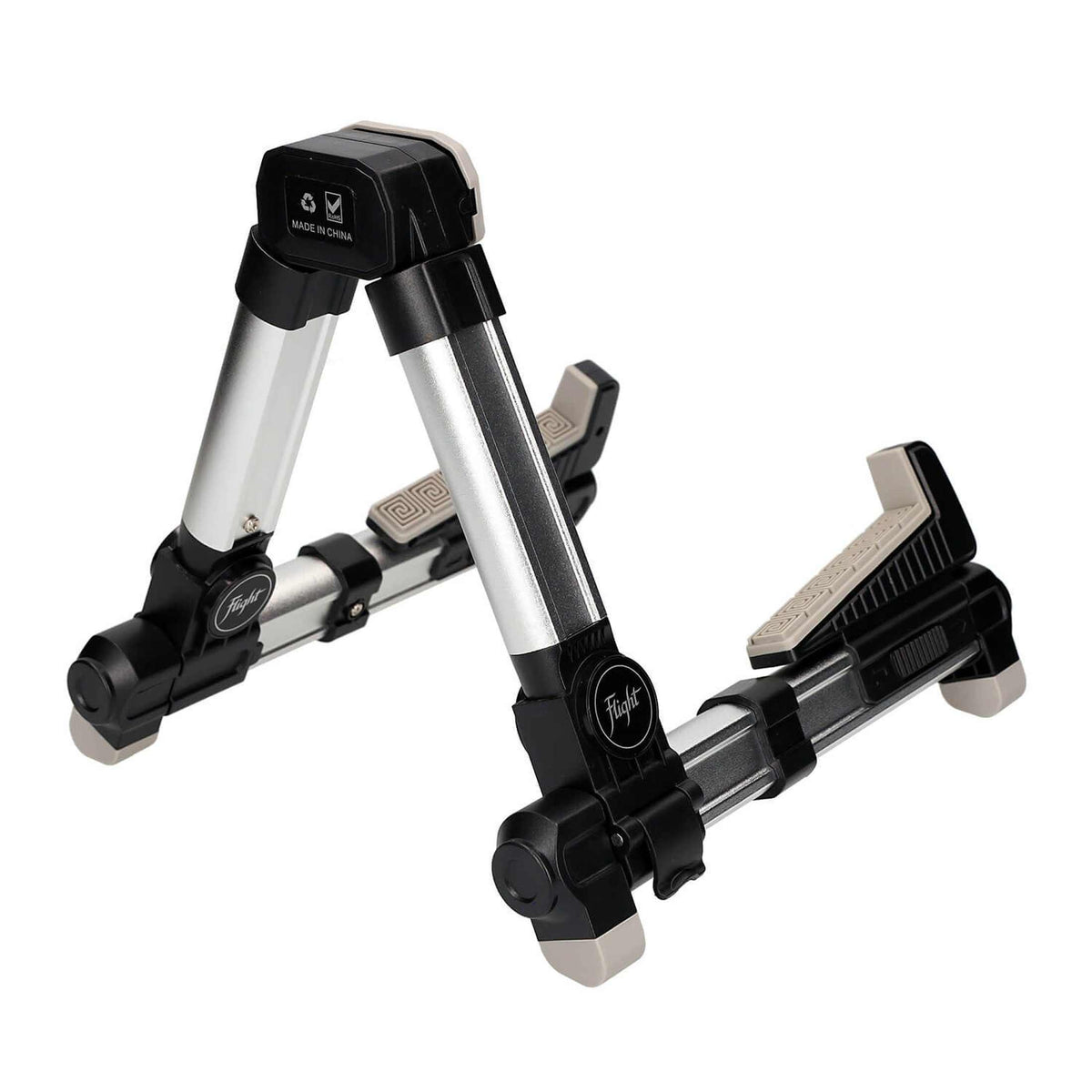 Flight FLUST01-SL Aluminium Ukulele Standaard Opvouwbaar met Rubber Bescherming
