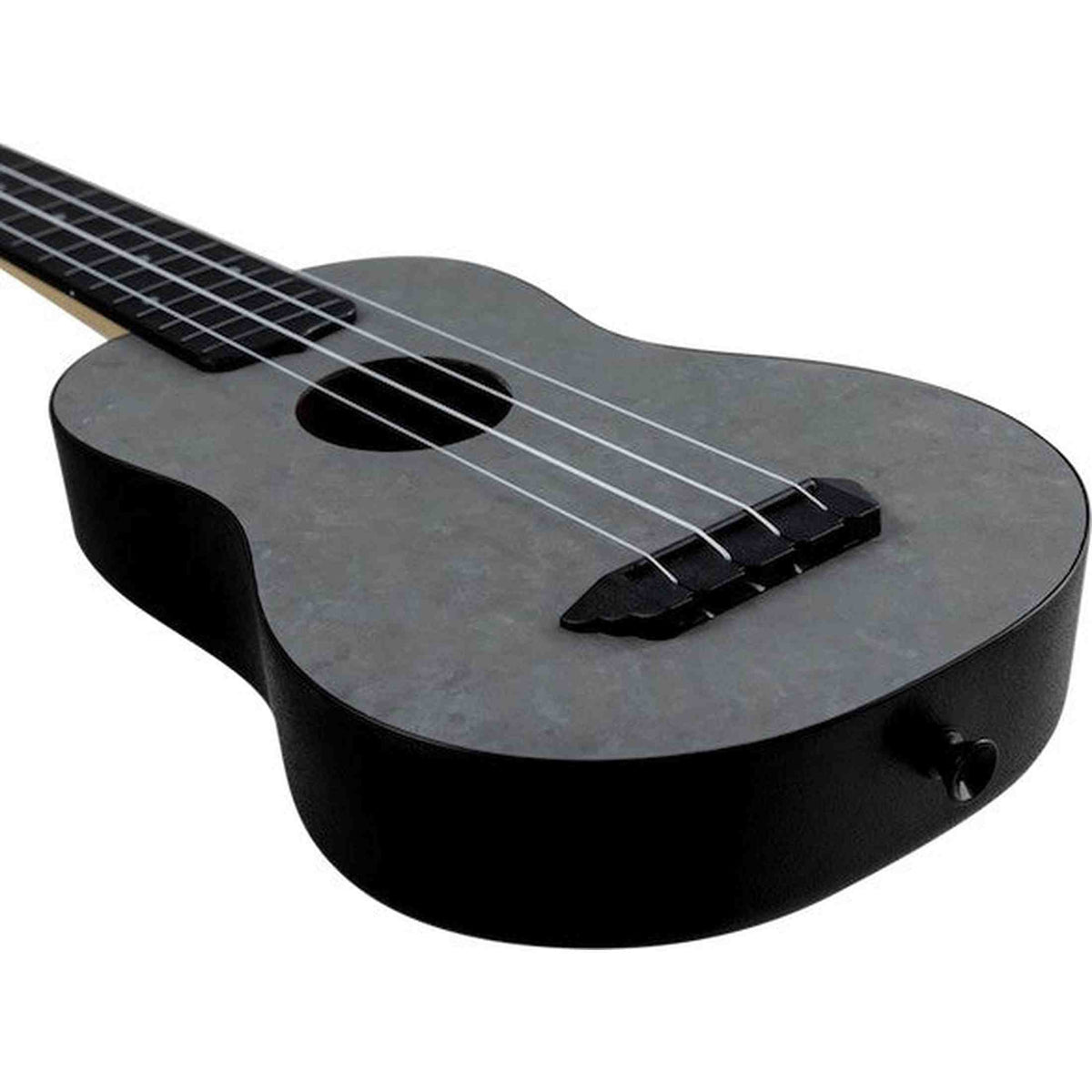 Flight TUS-65 SILVER Soprano Ukulele met Linden Top, ABS Body en Silver Afwerking