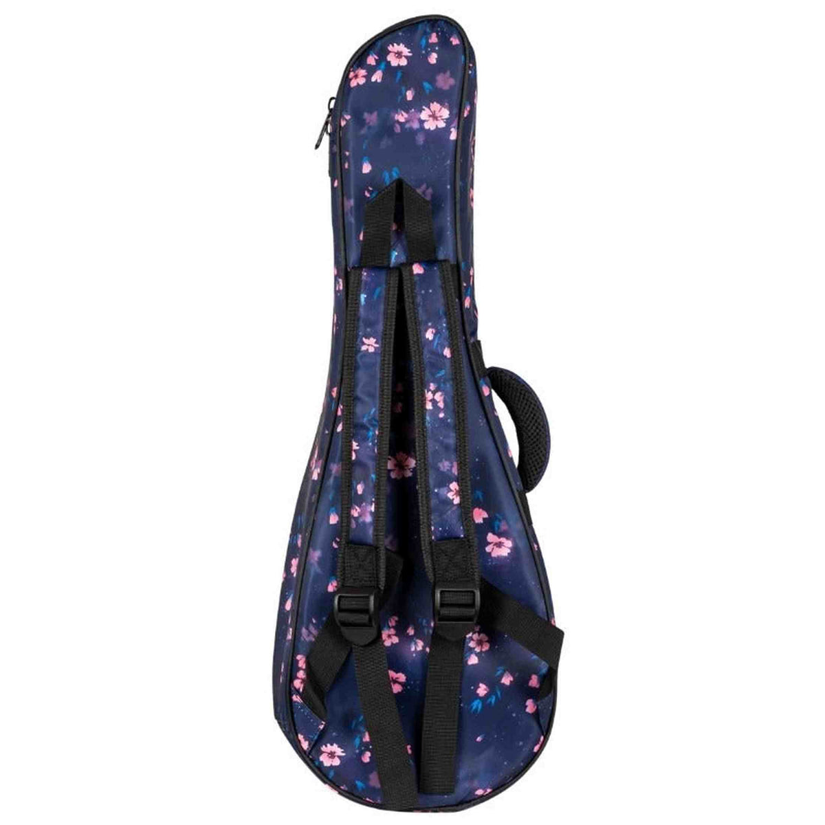 Flight FUB-S-SAKURA Gevoerde Gigbag voor Soprano Ukulele met Sakura Design en Accessoirevak