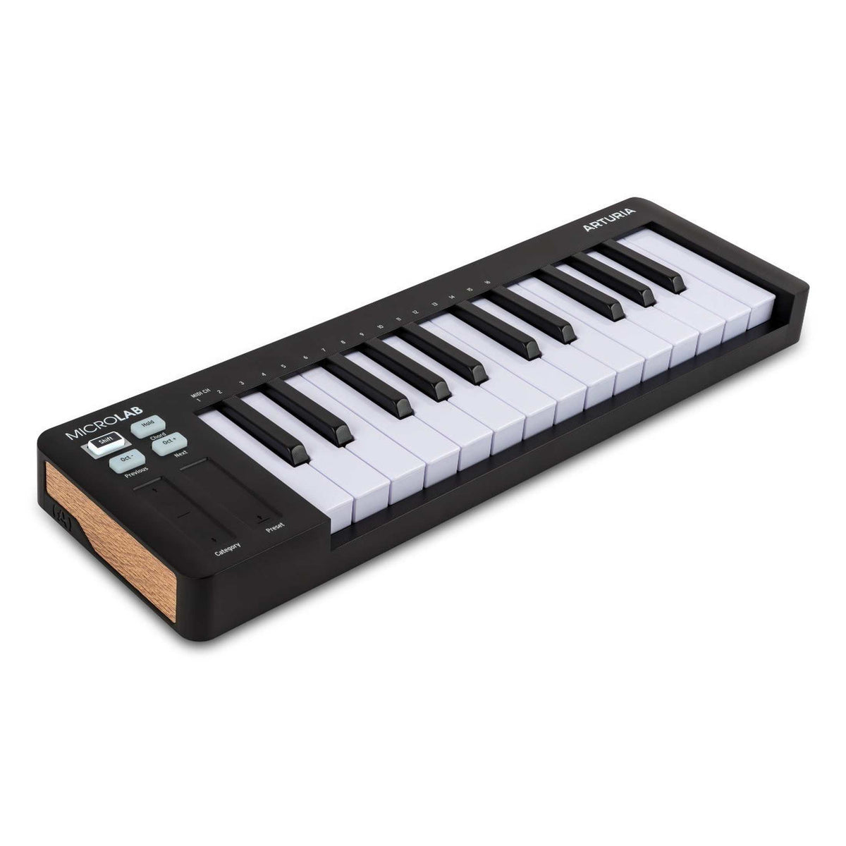 Arturia MicroLab mk3 Black – Compact USB/MIDI keyboard met 25 toetsen en touch-strips