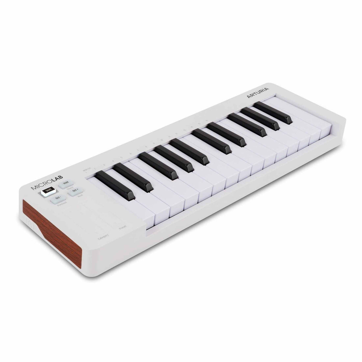 Arturia MicroLab mk3 White – Compact USB/MIDI keyboard met 25 toetsen en touch-strips