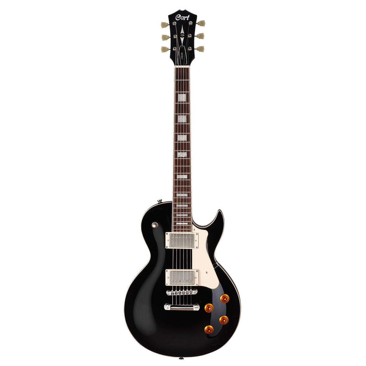 CORT CR200BK2 Elektrische gitaar LP-model zwart