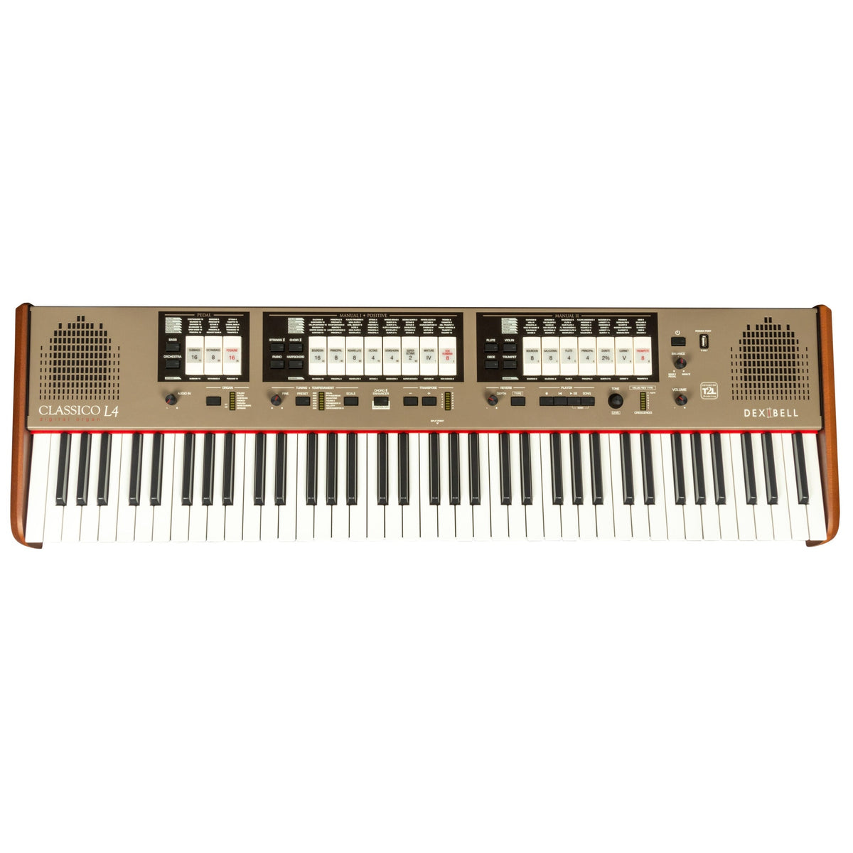 Dexibell Classico L4 Digitaal Orgel met 76 Toetsen, 3.2 GB Wave Memory en 126 Orgelvoices