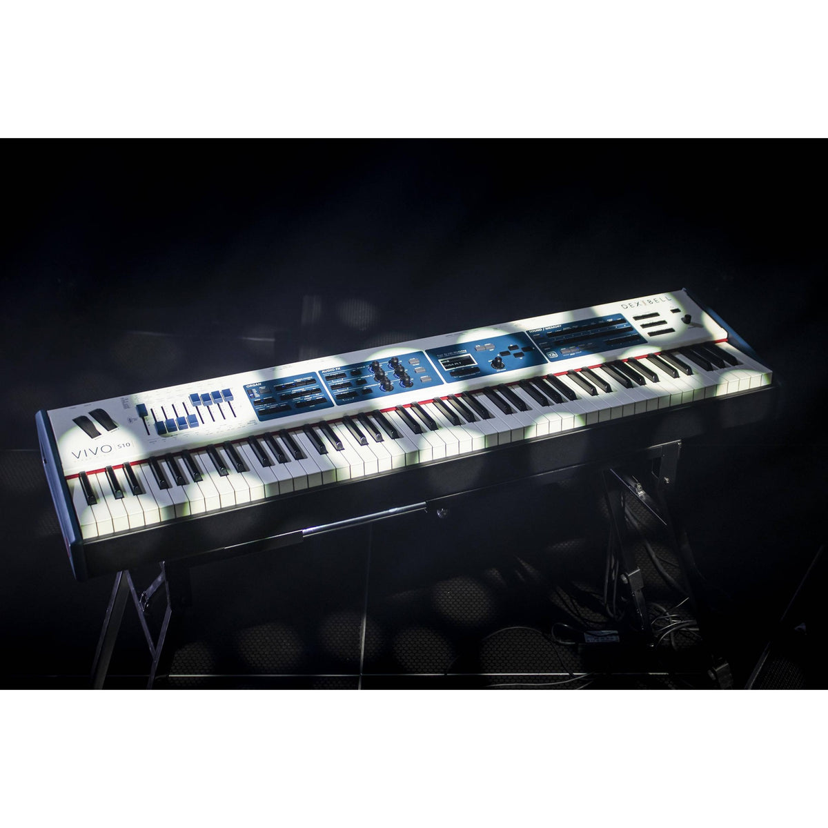 Dexibell VIVO S10 Stage Piano 88 toetsen Hammer Action, gemotoriseerde drawbars, Bluetooth MIDI en audio