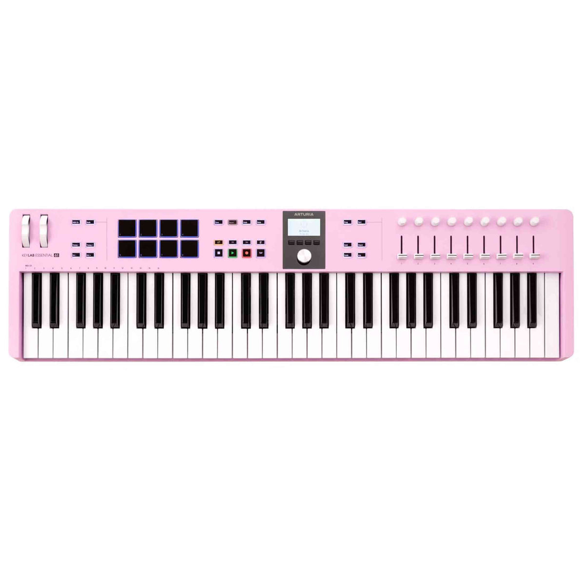 Arturia KeyLab Essential mk3 61 Rose Quartz MIDI controller met 61 toetsen, pads en DAW-integratie