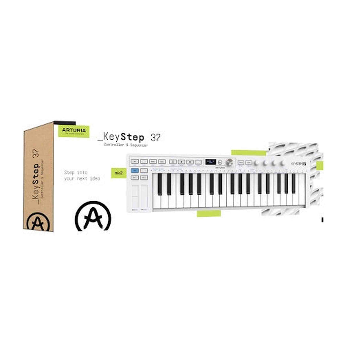 Arturia KeyStep 37 mk2 MIDI controller met 37 toetsen, sequencer en CV/Gate
