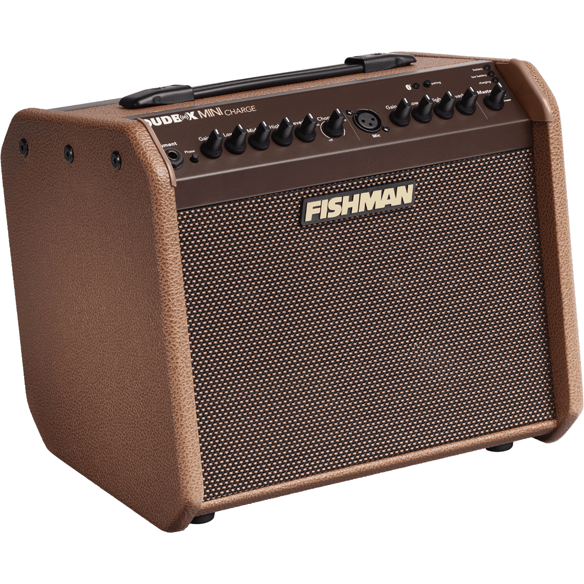 Fishman Loudbox Mini Charge PRO-LBC-500 Akoestische Gitaarversterker - 60W - Oplaadbaar - Bruin