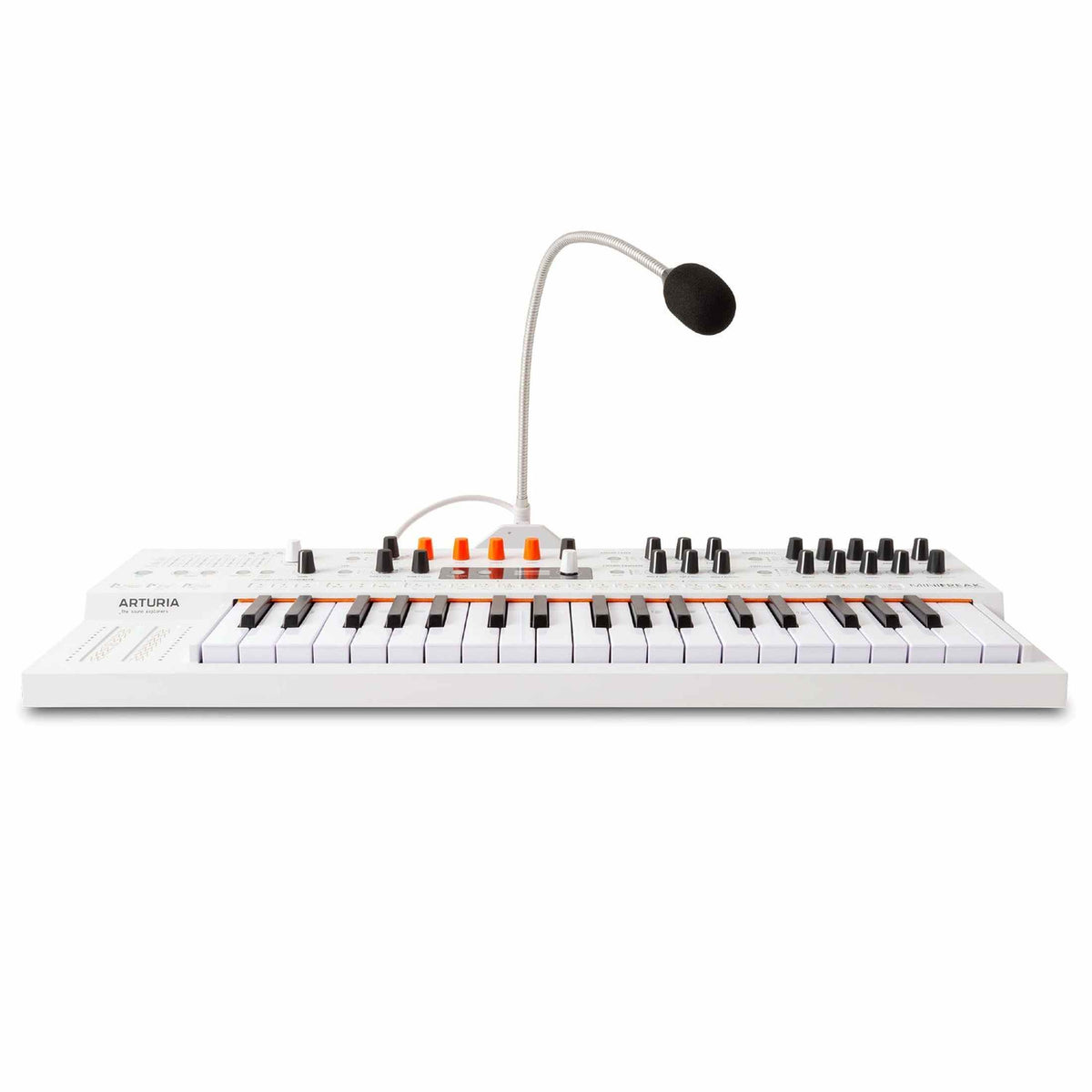 Arturia MiniFreak Vocoder – Synthesizer 37 toetsen, vocoder, modulatie en gooseneck microfoon