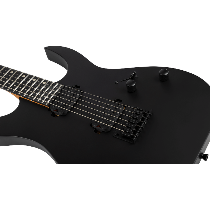 Spira Guitars S-400 MBK Satin Black elektrische gitaar