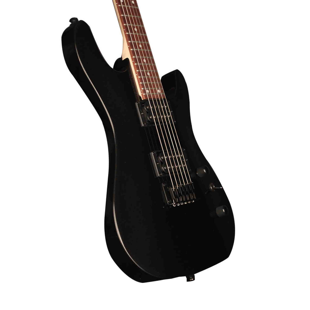 Cort KX100 Black Metallic Elektrische Gitaar HH Nyatoh met Hardtail Brug