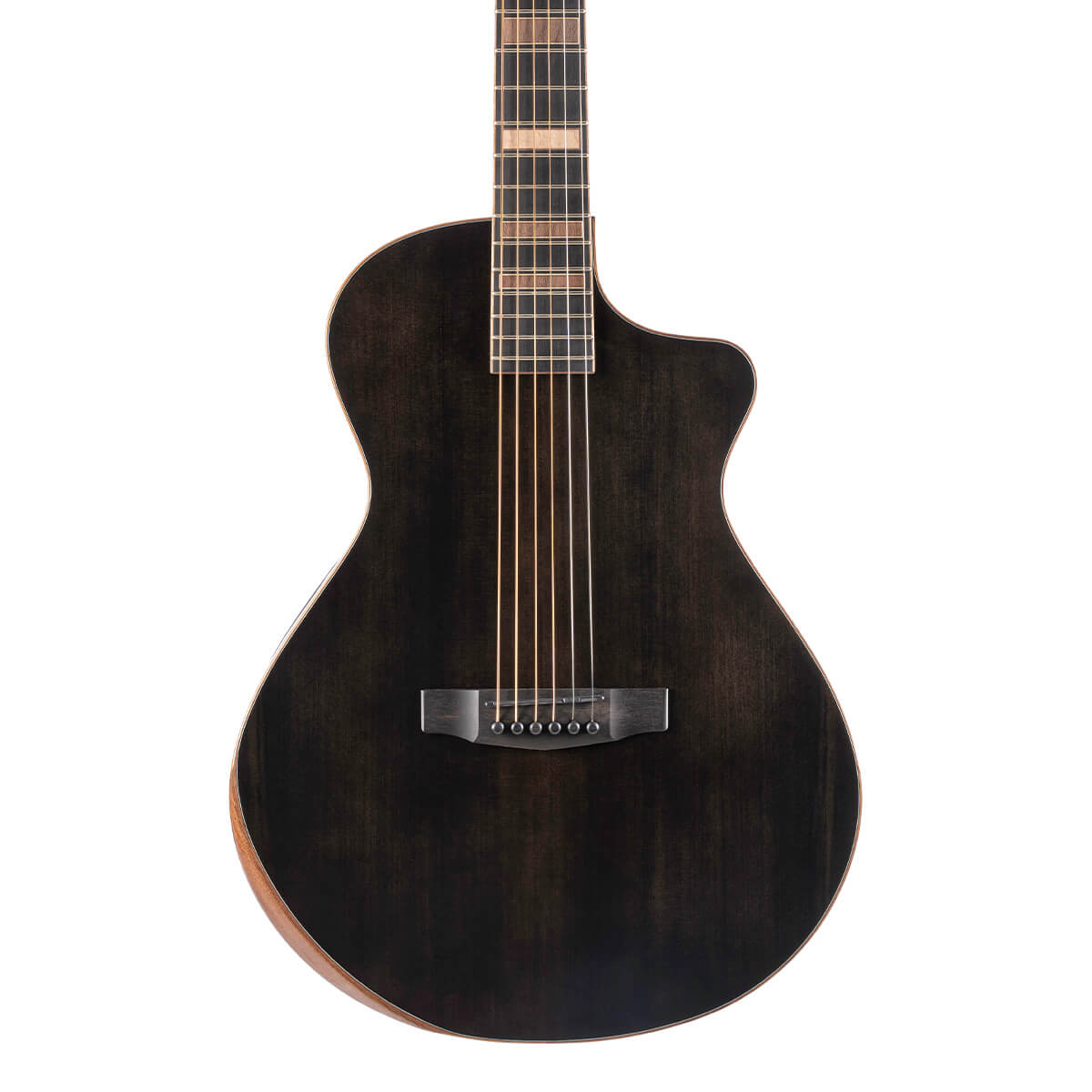 Cort Modern Black Masterpiece – Massieve Europese Spar, Mahonie & Dual Sound Ports