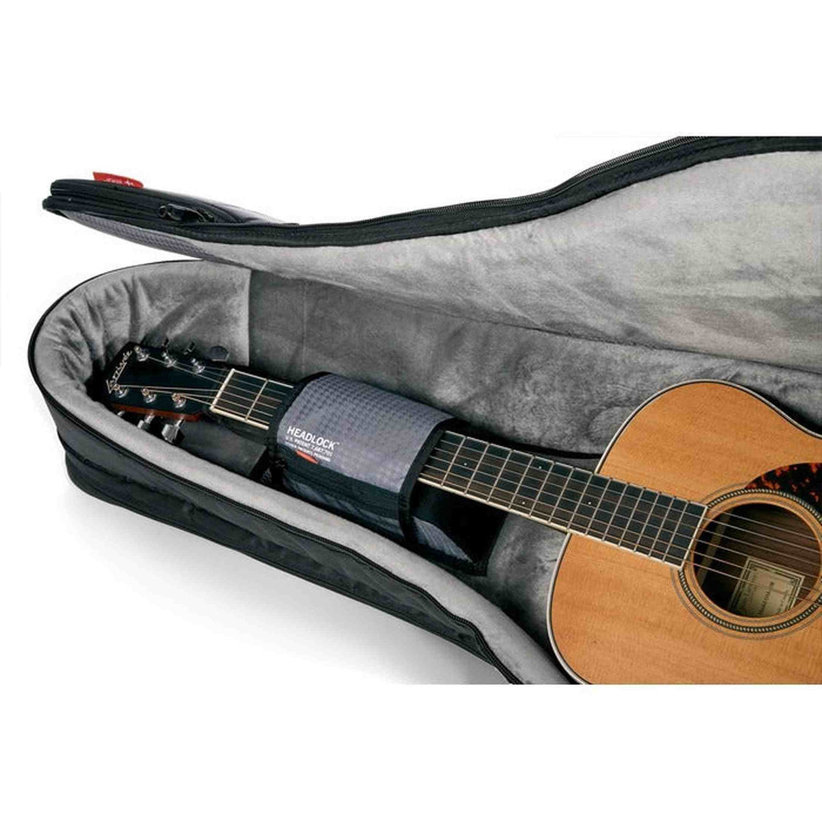 MONO Classic Dual Acoustic Electric Guitar Case Black gigbag voor elektrische en akoestische gitaar met Headlock systeem