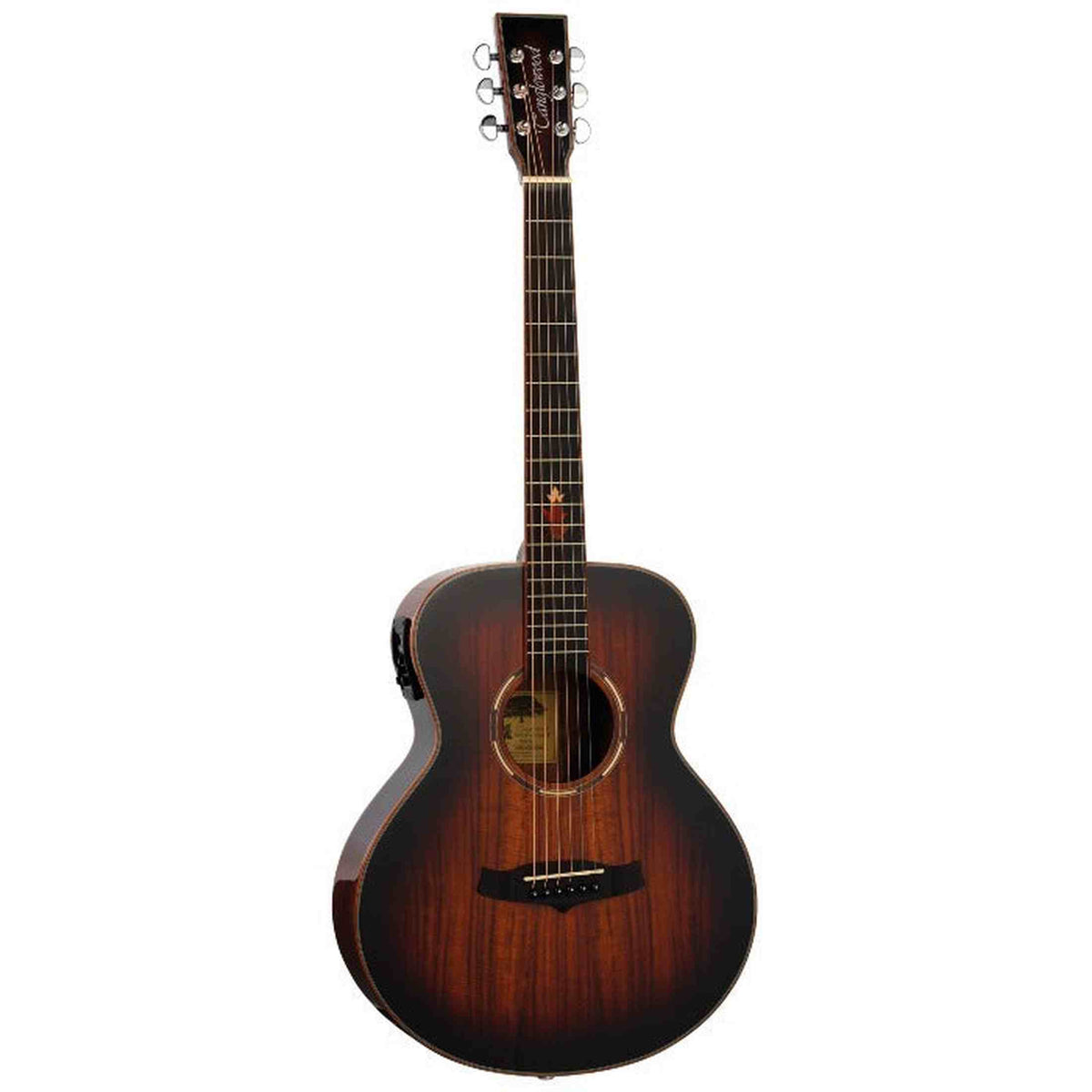 Tanglewood Winterleaf TW1 E KOA Mini Elektro-Akoestische Gitaar Solid Mahogany Koa Autumn Burst Gloss