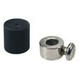 Wolf SR-53 rubber retaining ring for shoulder rest, with metal locking screw