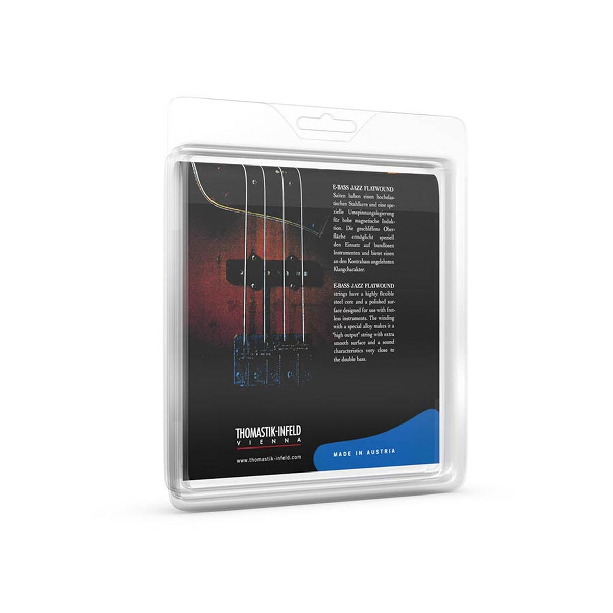 Thomastik Infeld THJF-345 snaren set 5-snaar bass, nickel flatwound, longscale, 043-056-070-100-136