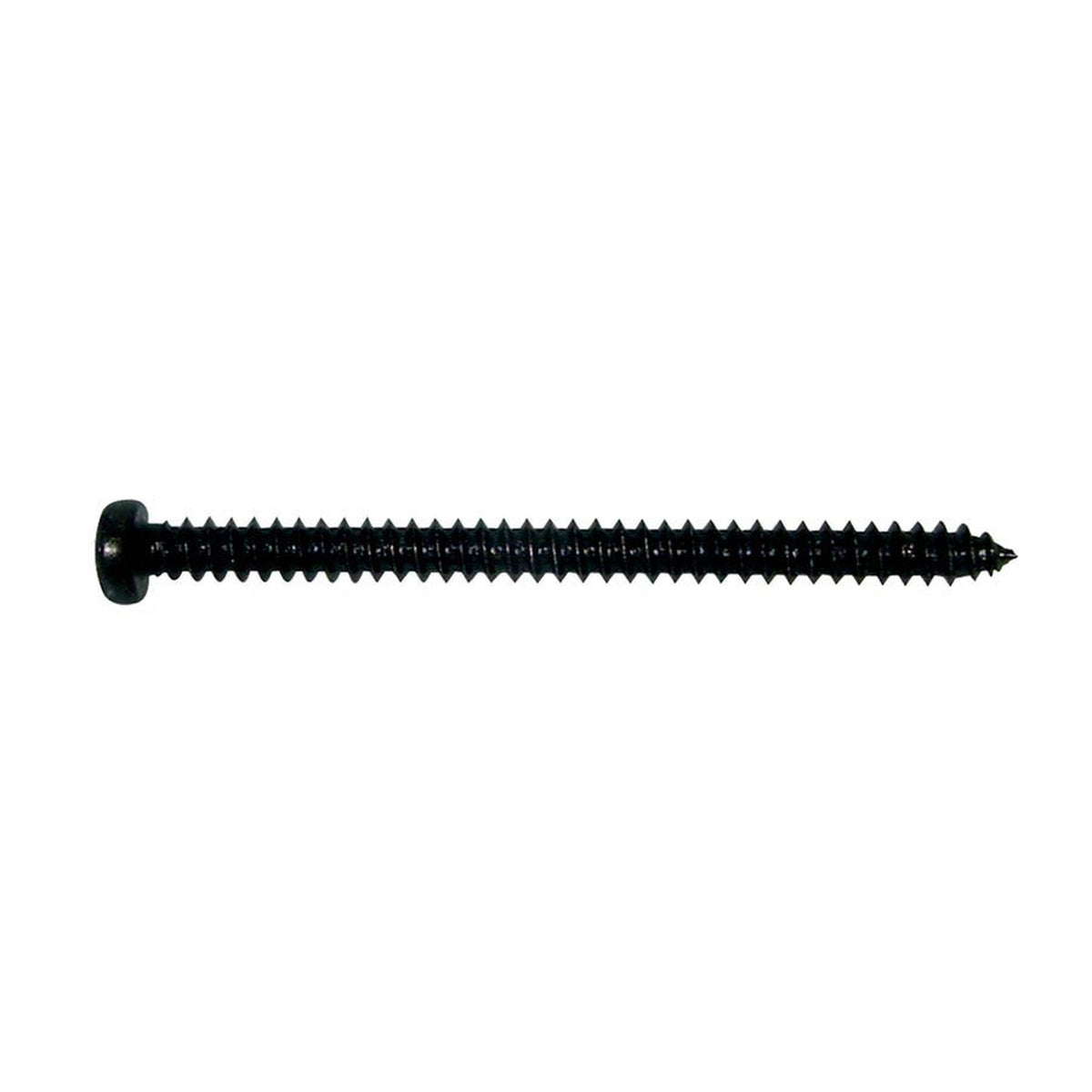 Boston PS-12-B pickup screw, 2,6x35mm, 12pcs, dome head, tapping, black