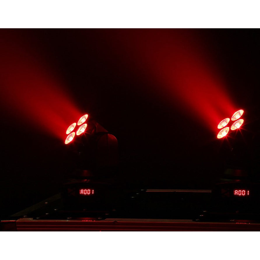 BeamZ MHL36 LED Wash Moving Head Set van 2 – 4x 9W RGBW in Draagtasje