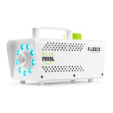 Fuzzix F509LW Party Rookmachine – 500W White Edition met 9x RGB LED’s en Draadloze Afstandsbediening